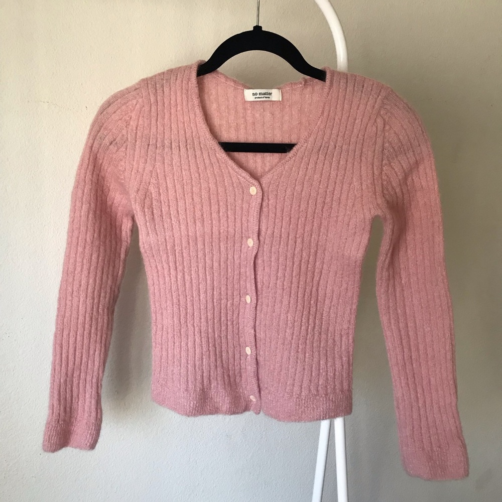 Knit Ribbed Cardigan